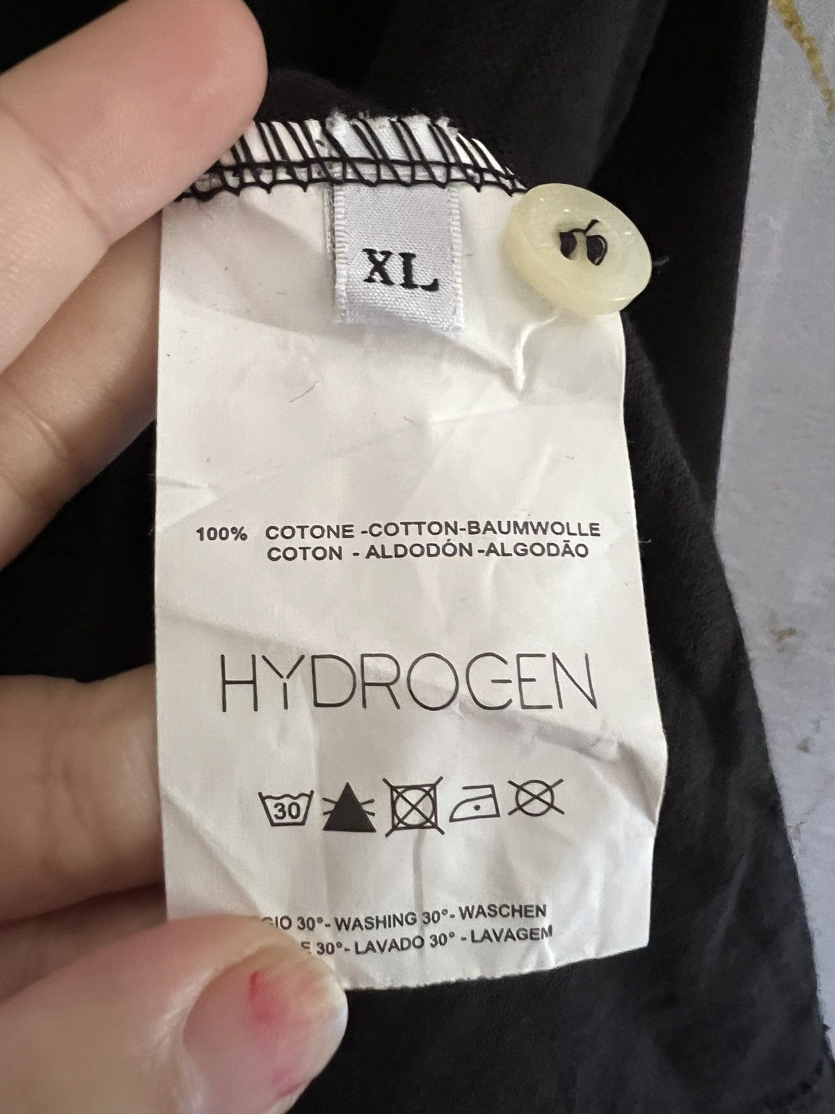 HYDROGEN Hydrogen Collar T-Shirt – Designer Streetwear Size US XL / EU 56 / 4 - 11 Thumbnail