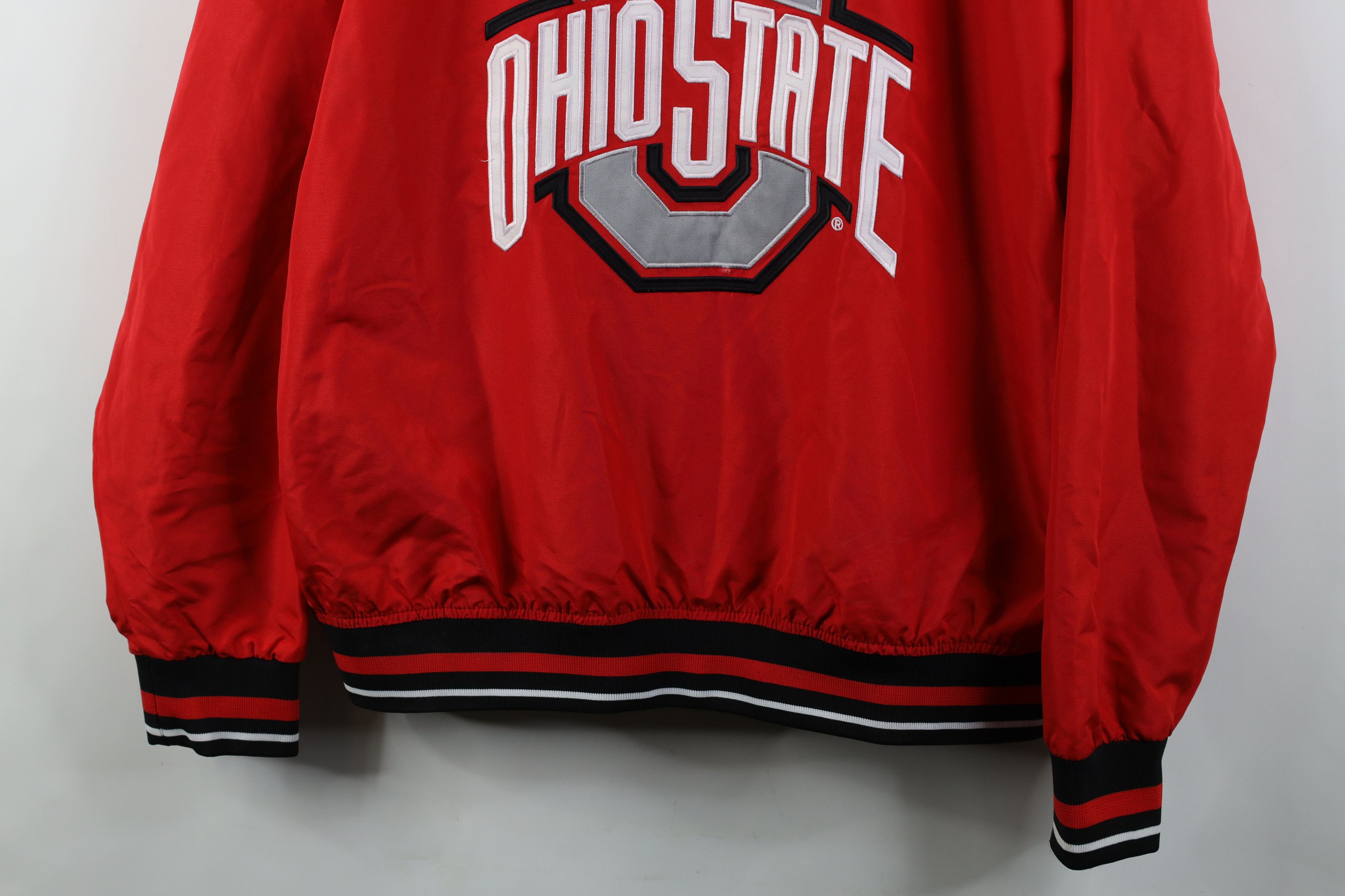Vintage Vintage 90s Y2K Ohio State University Windbreaker Jacket Size US L / EU 52-54 / 3 - 3 Thumbnail