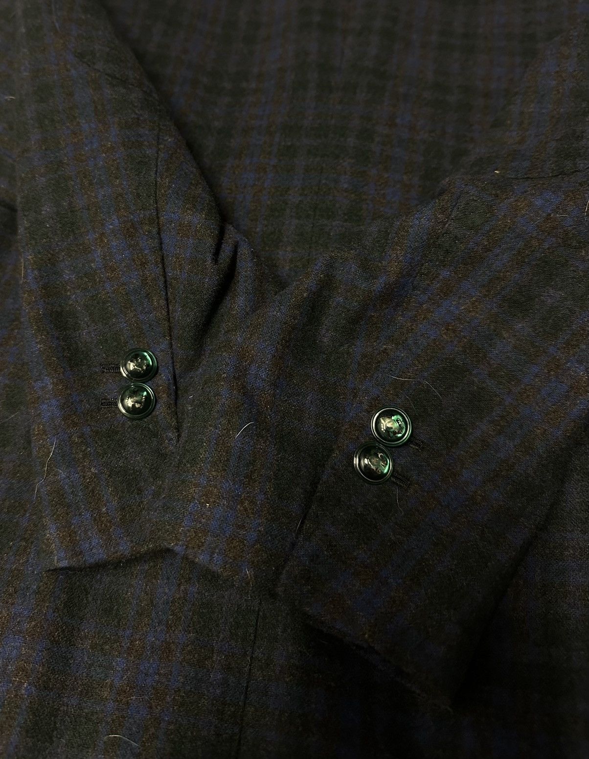 Other Ariston Wool Plaid Blazer Luxury Italian | One-of-a-Kind Size 38S - 4 Thumbnail