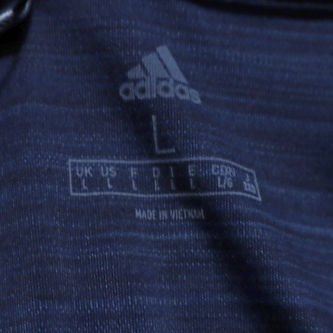 Adidas Adidas Tee Up For Cause Heather Polo Shirt Navy Blue Men's L Size US L / EU 52-54 / 3 - 5 Thumbnail