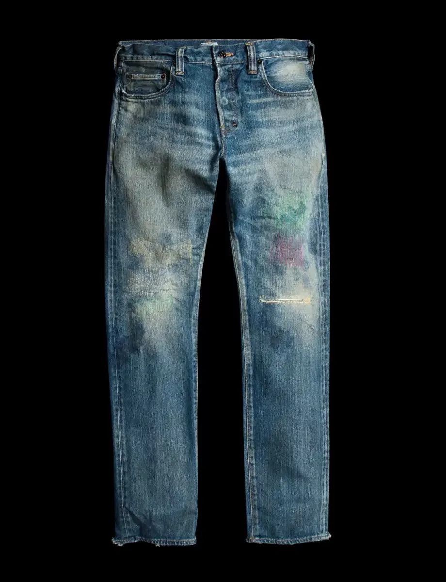 Prps Prps Noir Demon P89P09P Colorful Denim Pants Size US 31 - 1 Thumbnail