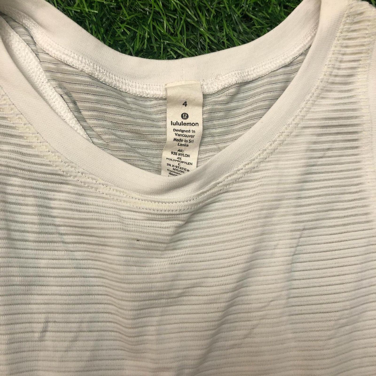 Lululemon Women's White LuluLemon Athletic Tank Top Size S / US 4 / IT 40 - 3 Thumbnail