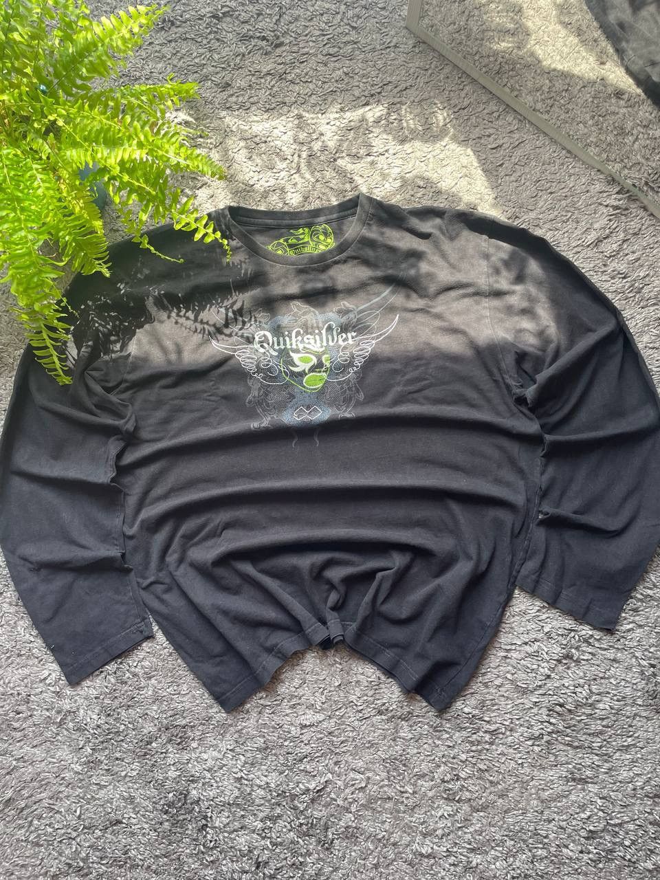 Quiksilver Long-sleeve Quicksilver Vintage Sk8 90s 00s Affliction Rare Size US XL / EU 56 / 4 - 6 Thumbnail
