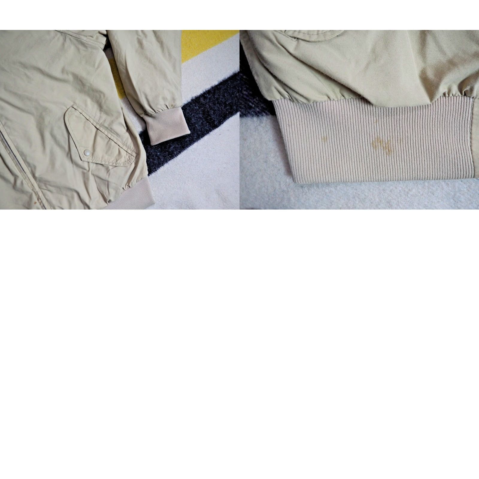 Vintage VTG 80s REI GTX Goretex Beige Plaid Lined Nylon Outdoor Bomber Jacket Mens M Size US M / EU 48-50 / 2 - 8 Thumbnail