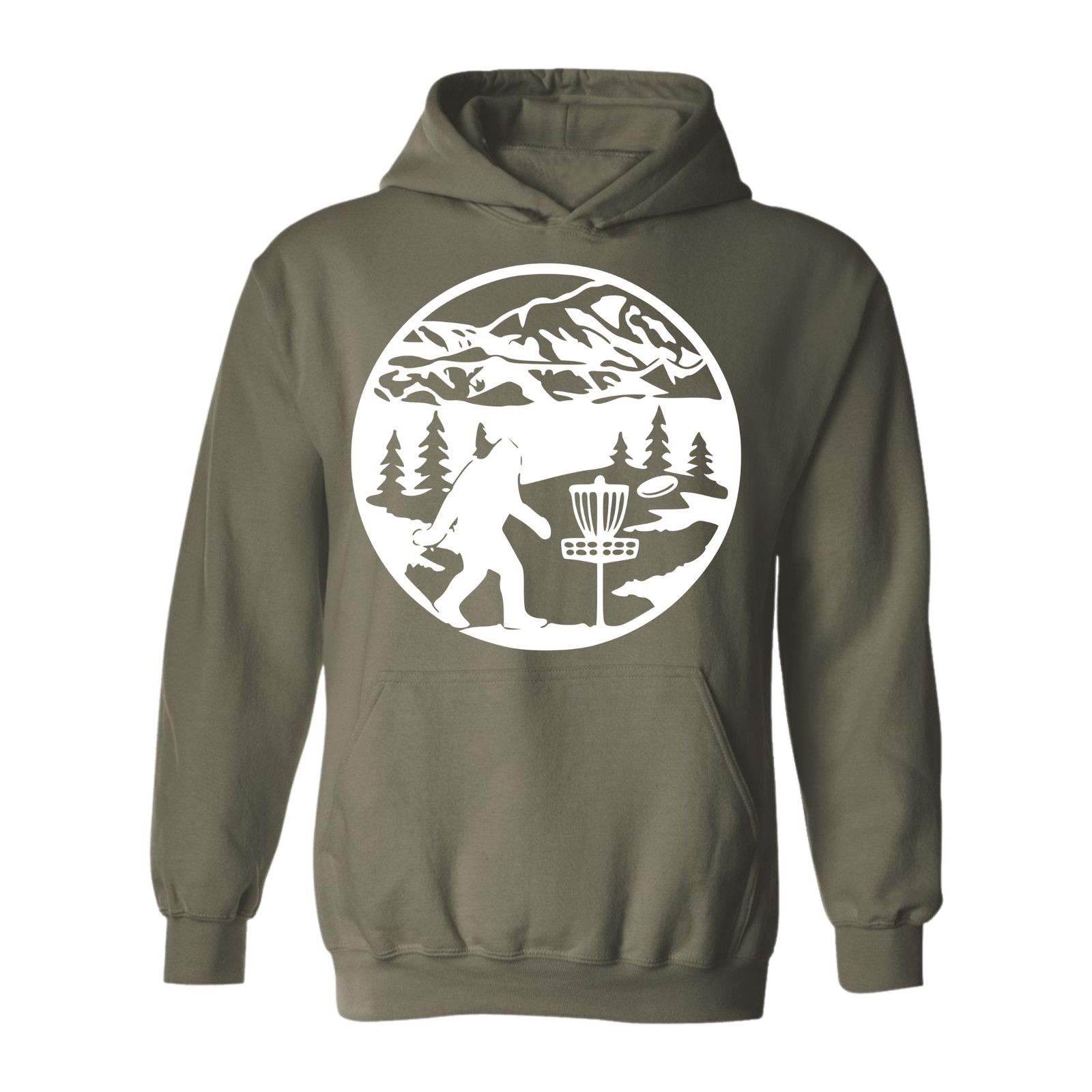 Gildan Disc Golf Hoodie SASQUATCH MOUNTAINS Discgolfer Sweatshirt Size US XL / EU 56 / 4 - 4 Thumbnail