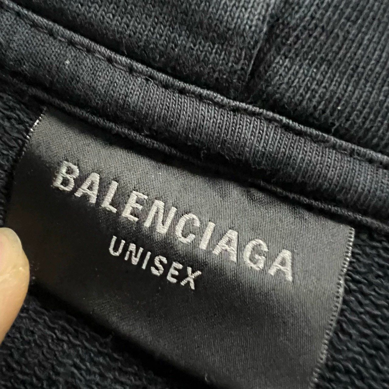 Balenciaga balenciaga black logo embroidery hoodie size 2 Size US M / EU 48-50 / 2 - 5 Thumbnail