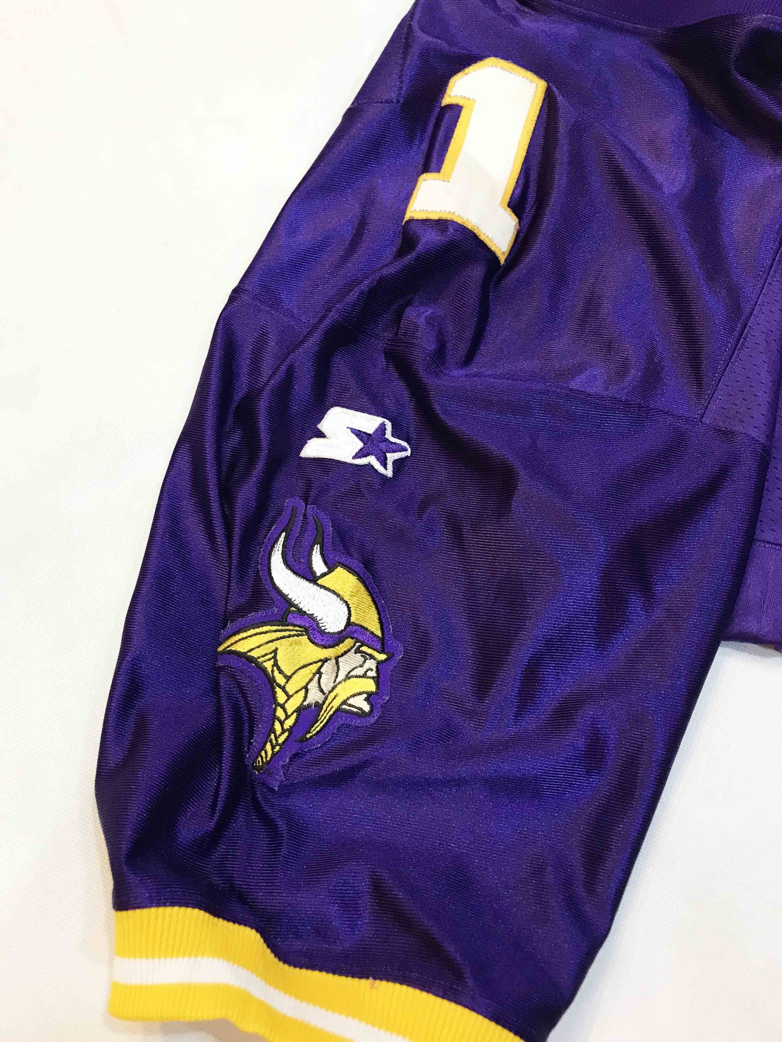 NFL × Starter × Vintage Vintage Starter NFL Minnesota Vikings WARREN MOON #1 Jersey Size US L / EU 52-54 / 3 - 8 Thumbnail