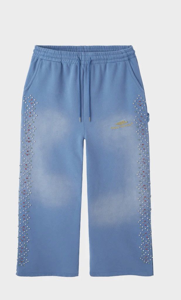 HMDD × Vintage HMDD BLUE CRYSTAL SWEATS Size US 32 / EU 48 - 1 Thumbnail