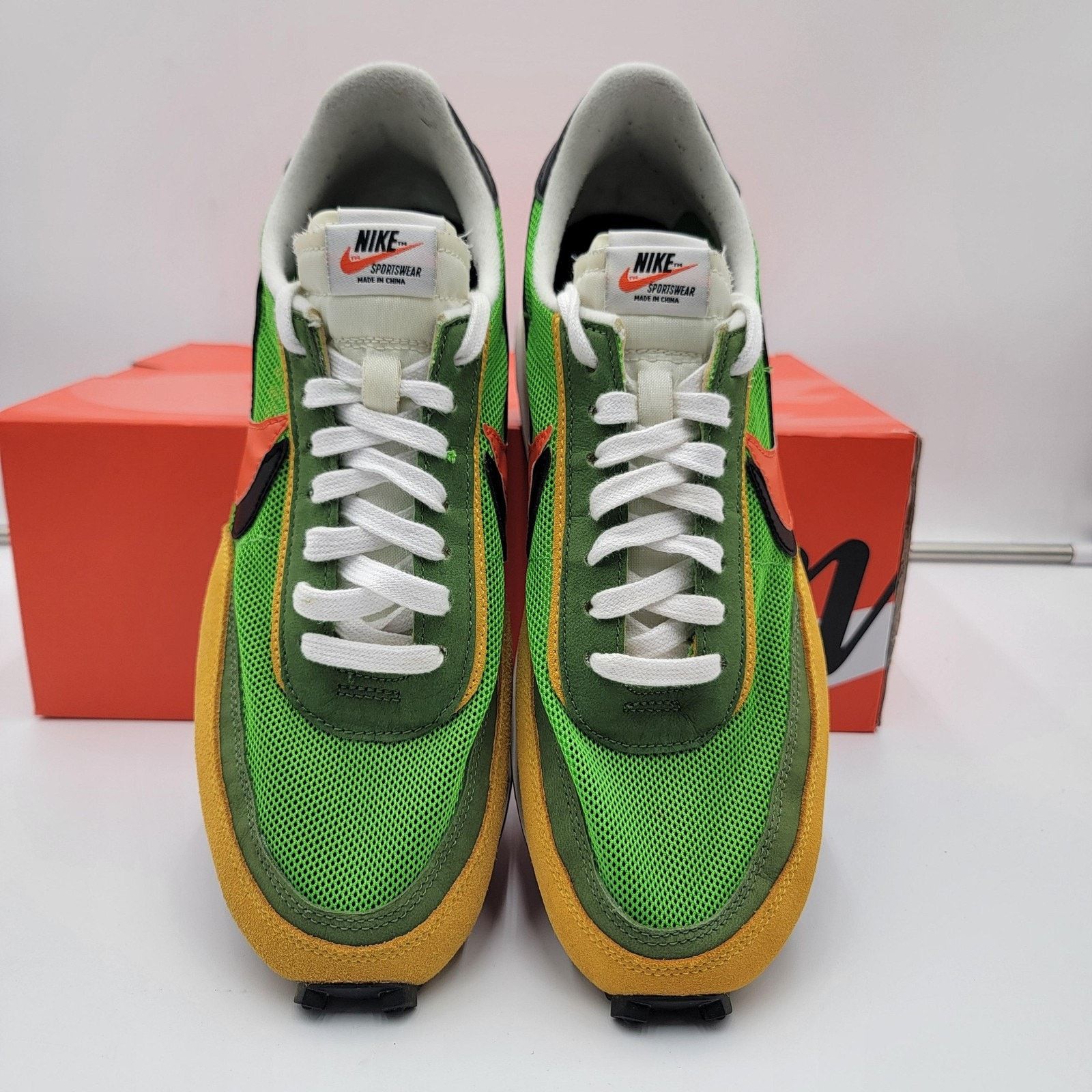 Nike Nike LDWaffle Sacai Mens Sz 11 Green Yellow Orange BV0073300 Size US 11 / EU 44 - 3 Thumbnail