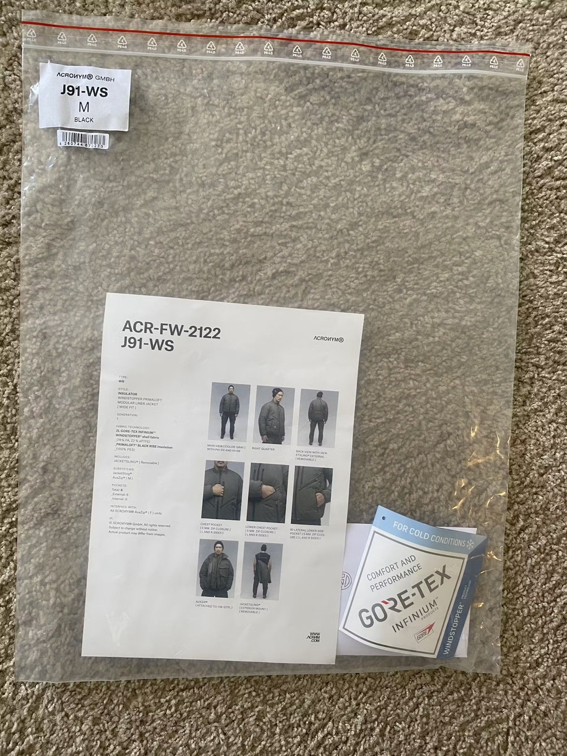 Acronym Acronym J91-WS Size US M / EU 48-50 / 2 - 7 Thumbnail