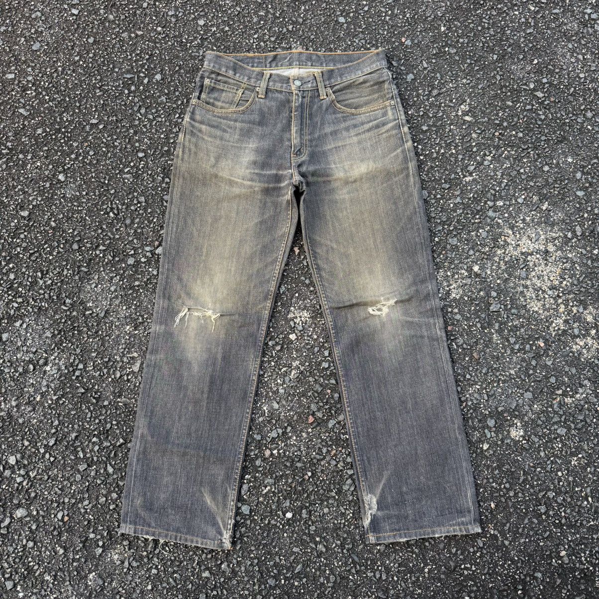 Levi's Vintage Clothing VINTAGE LEVI'S 702 BLACK RUSTY FADED JEAN DENIM PANTS Size US 33 - 2 Thumbnail