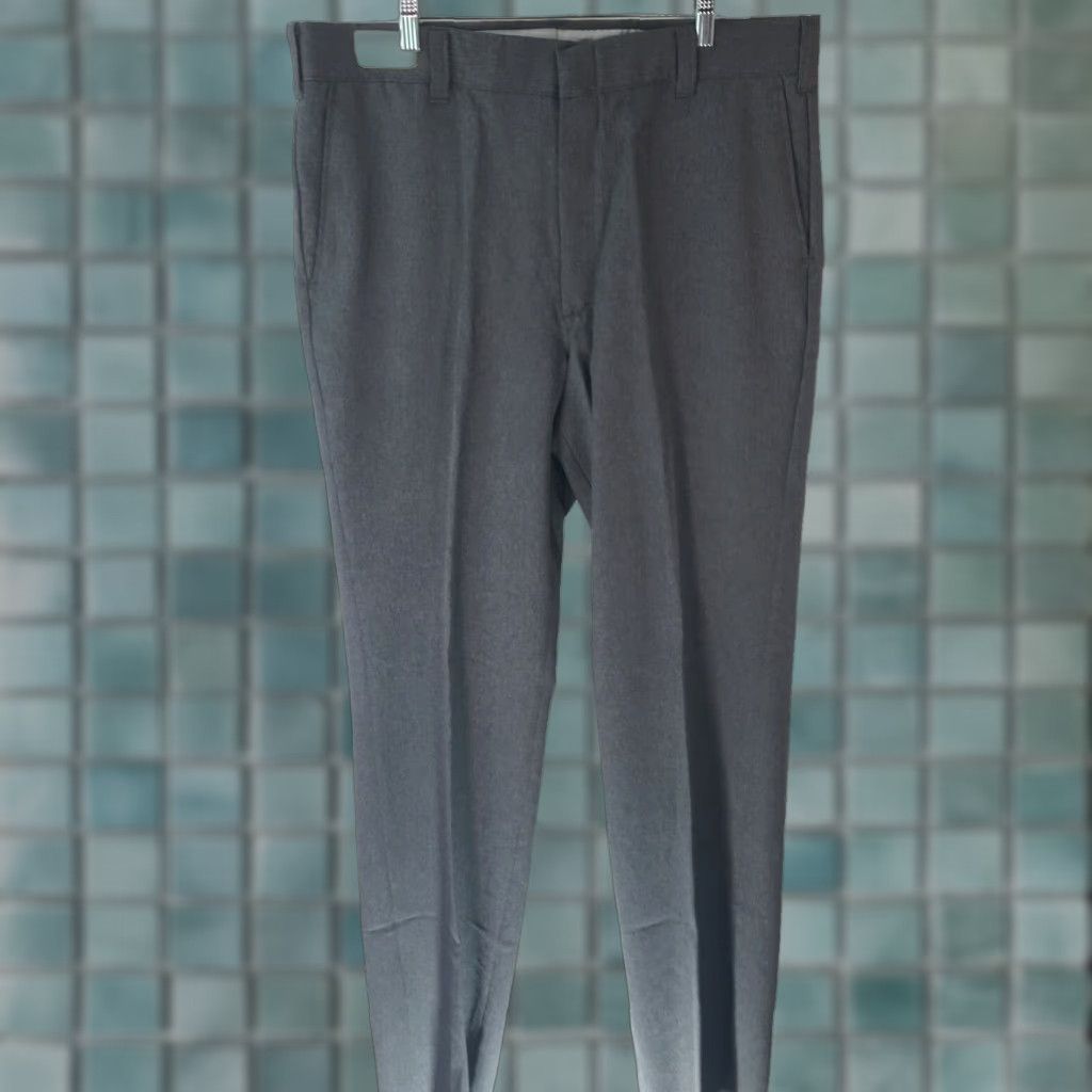Vintage VINTAGE Lion Men's Dress Pants Size 38 High Rise Pleated Straight Gray 90s Men's Fashion Size US 38 / EU 54 - 1 Thumbnail