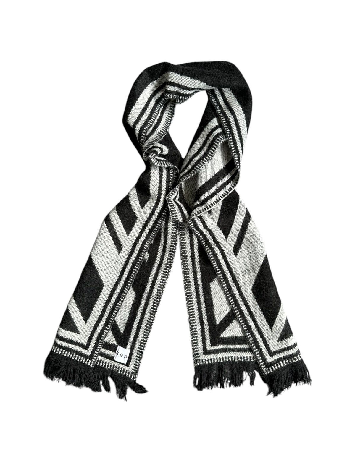 Le Grande Bleu (L.G.B.) 2000's GGD Japan wool scarf muffler Size ONE SIZE - 2 Thumbnail