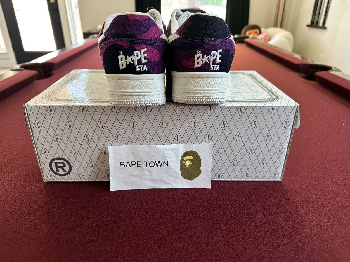 Bape COLOR CAMO BAPE STA LOW (PURPLE) Size US 8 / EU 41 - 5 Thumbnail