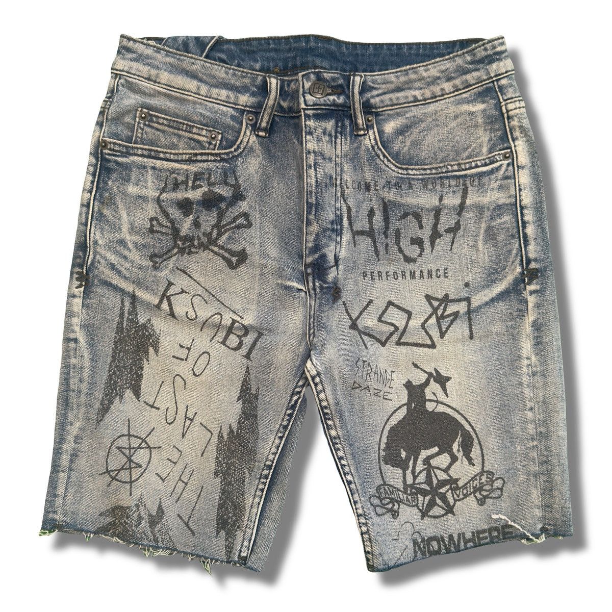 Ksubi Ksubi Chopper Short “Nowhere Punk Blue” Size US 28 / EU 44 - 1 Thumbnail