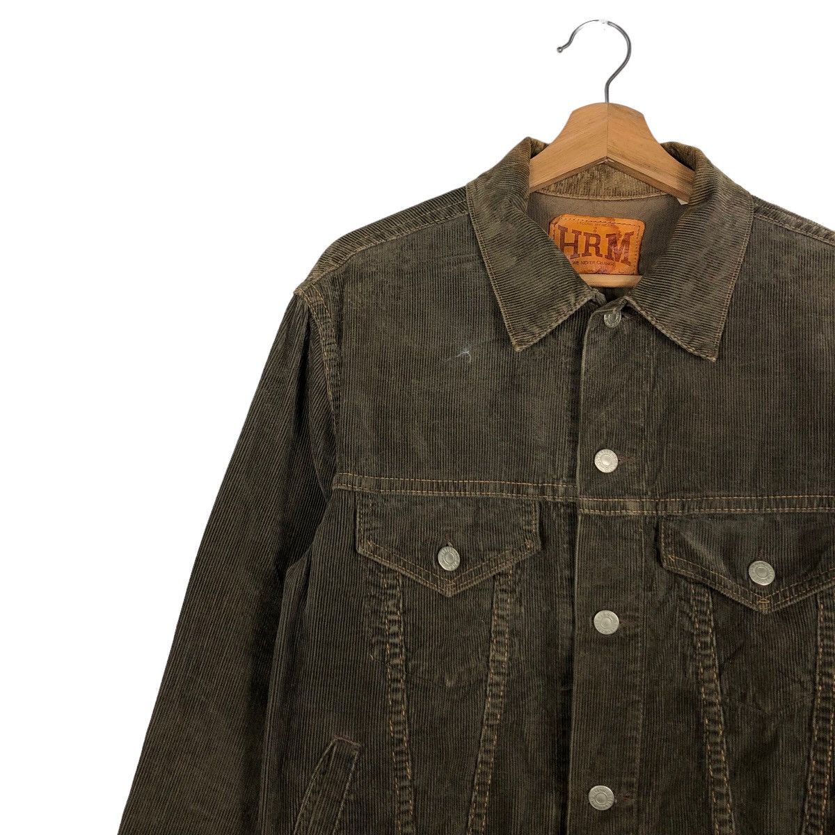 Blue Blue Japan 🔥Vintage Corduroy Trucker Jacket HRM Japan Biker Wear Size US M / EU 48-50 / 2 - 7 Thumbnail