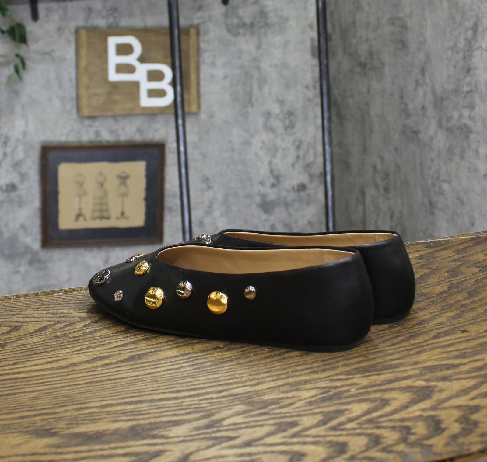 Other Inc International Concepts Hardware Flats Black Smooth 8m Size US 8 / IT 38 - 2 Thumbnail