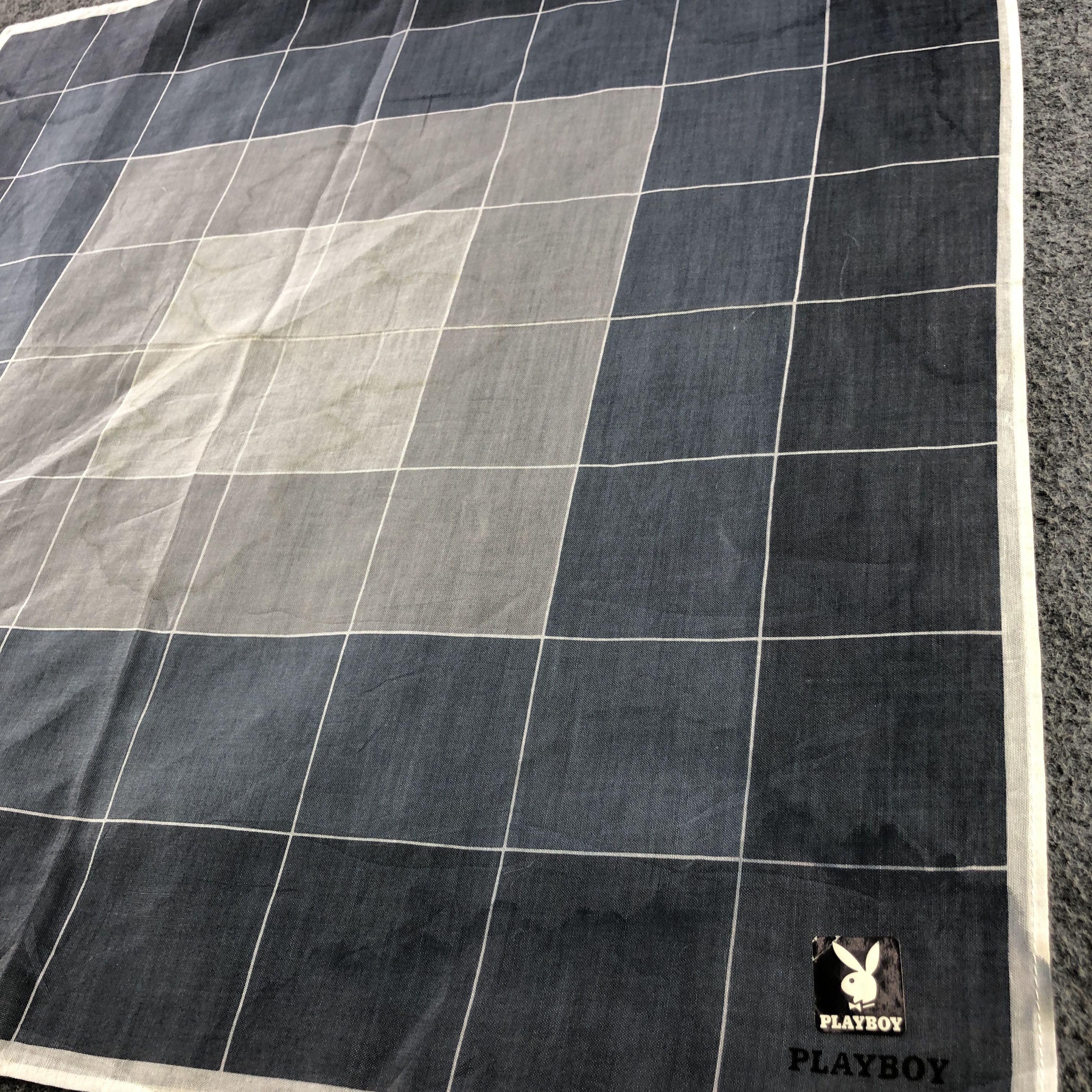 Playboy × Vintage Playboy Rabbit Head Handkerchief Neckerchief Bandana H2480 Size ONE SIZE - 5 Thumbnail