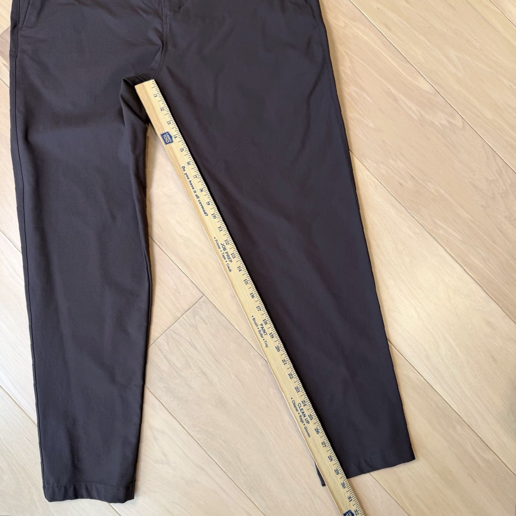 Lululemon Lululemon Heavy Twill Trouser Pants 34 Brown Athletic Straight Mens Tight Tapered Khakis Size US 34 / EU 50 - 7 Thumbnail