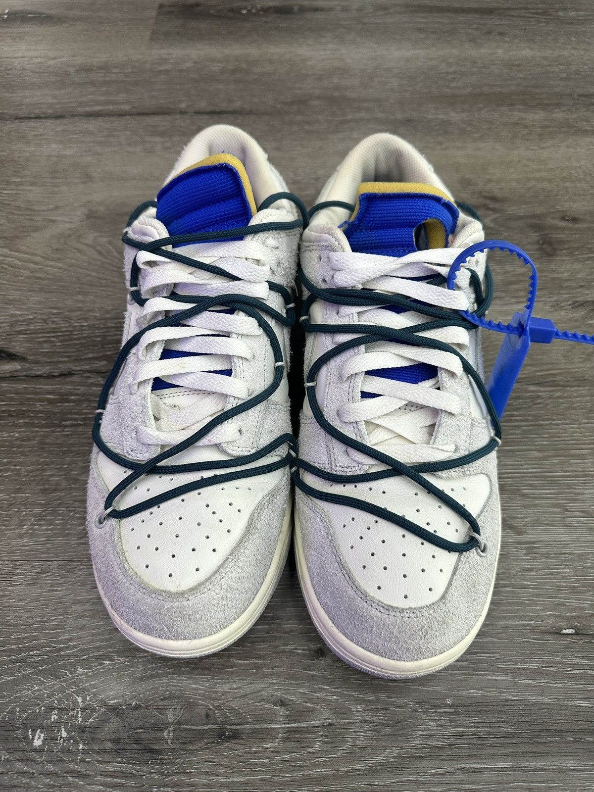 Nike × Off-White Nike Dunk Low x Off-White “Lot 16” **PRE-OWNED** Size US 10.5 / EU 43-44 - 3 Thumbnail