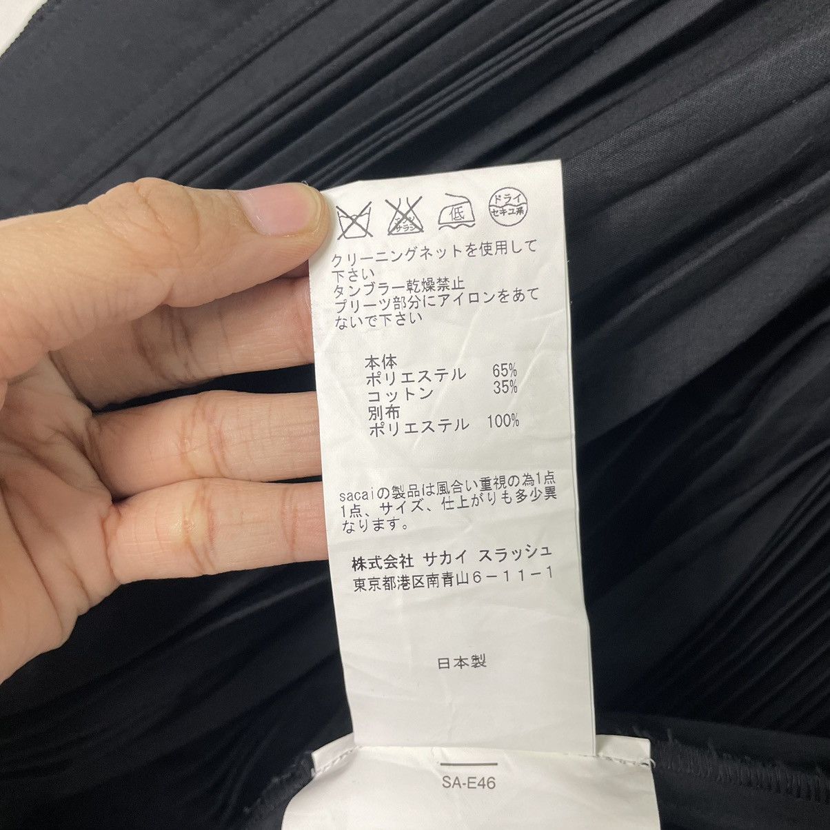 Sacai 💥SS2015 SACAI PLEATED BONDAGE SHIRT TOGA MAME Size M / US 6-8 / IT 42-44 - 18 Thumbnail