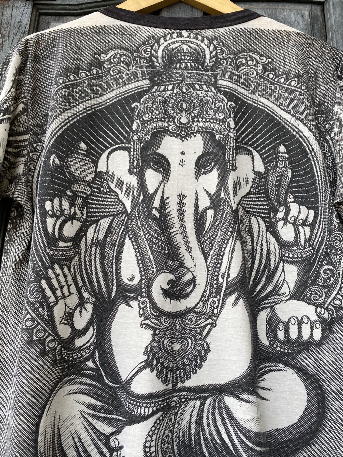 Vintage Weed Psychedelic Ganesha Graphic TShirt All Over Print Thai Size US M / EU 48-50 / 2 - 16 Thumbnail