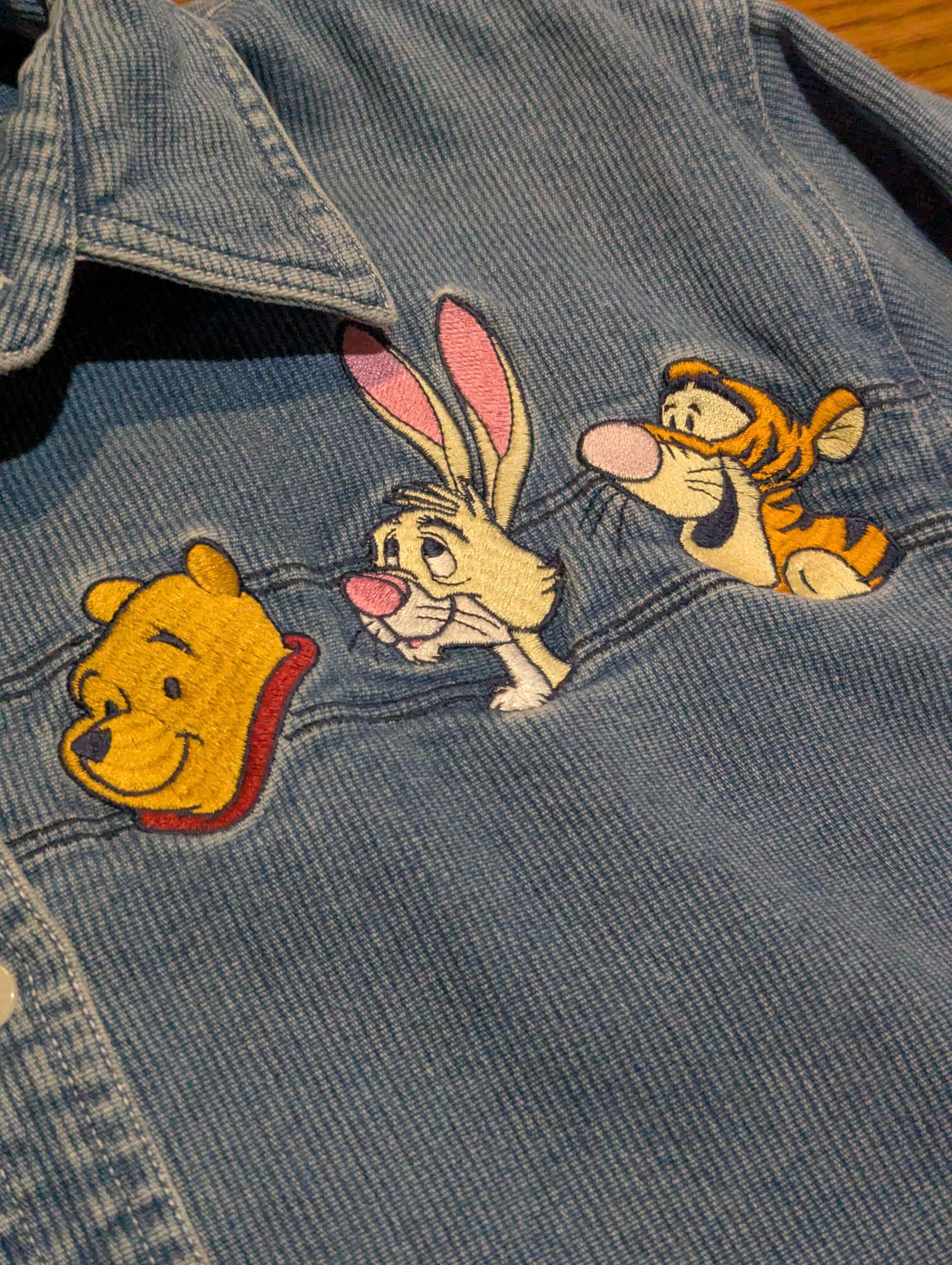 Disney Vintage Winnie The Pooh Embroidery Pinwale Corduroy Size US M / EU 48-50 / 2 - 4 Thumbnail