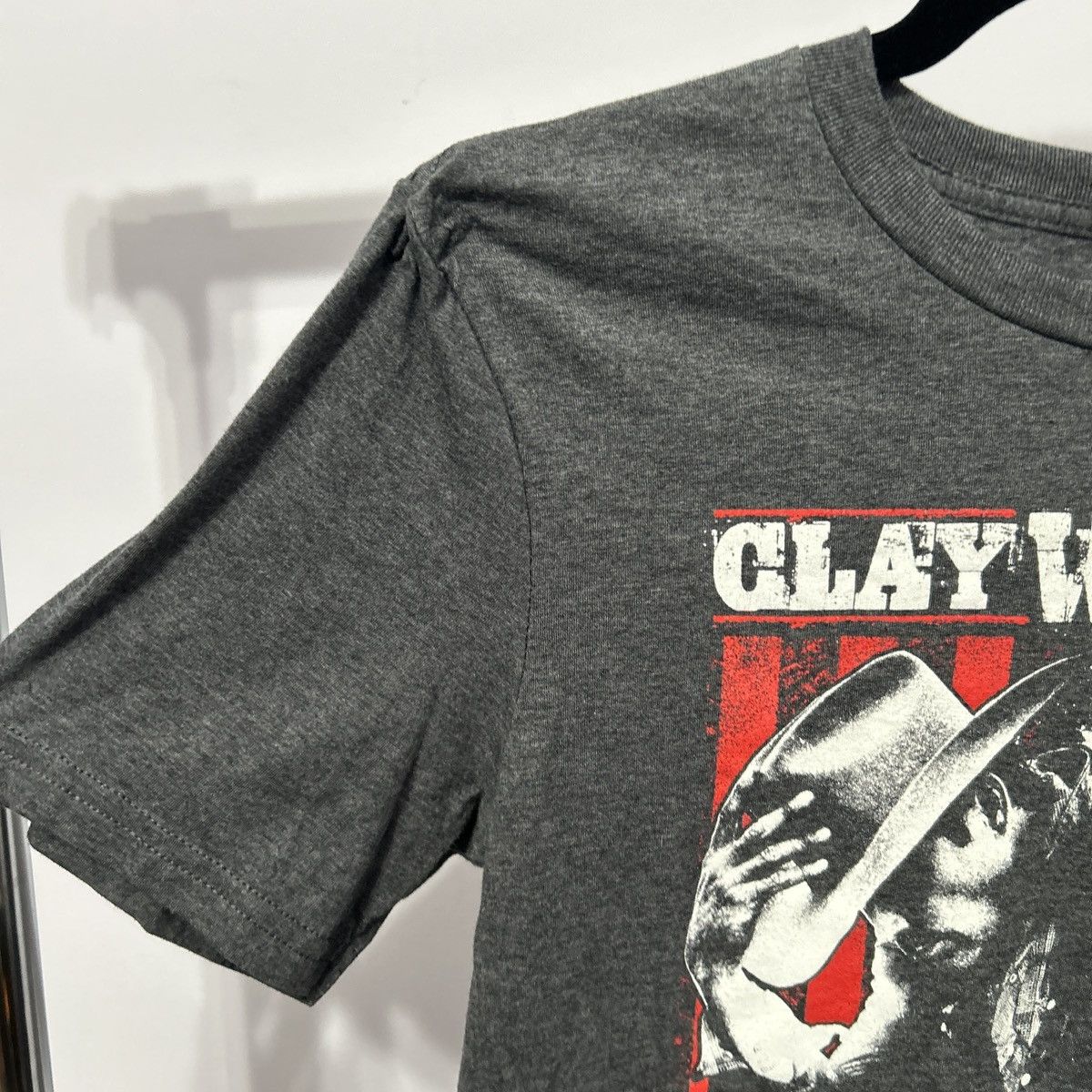 Other Clay Walker Gray American Flag Tshirt Size Small - "Daniel" Size S / US 4 / IT 40 - 4 Thumbnail