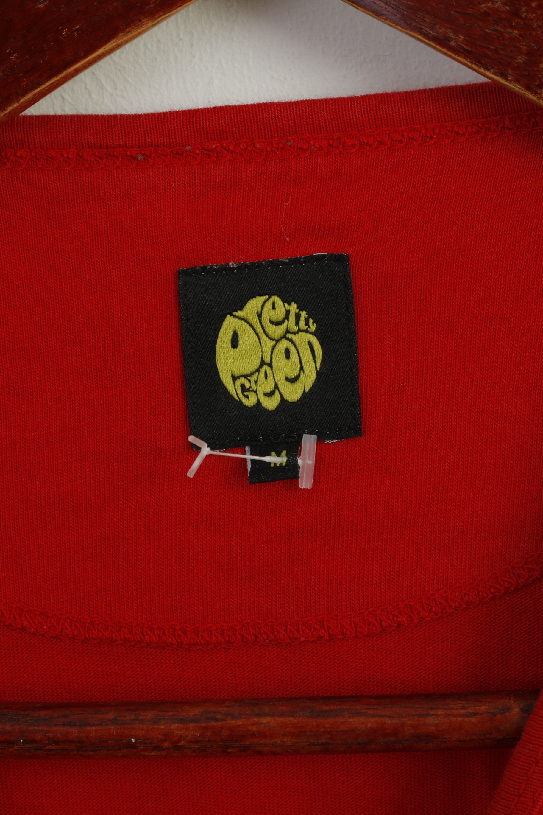 Pretty Green Pretty Green Men M Shirt Red Cotton Graphic 8845 Size US M / EU 48-50 / 2 - 3 Thumbnail