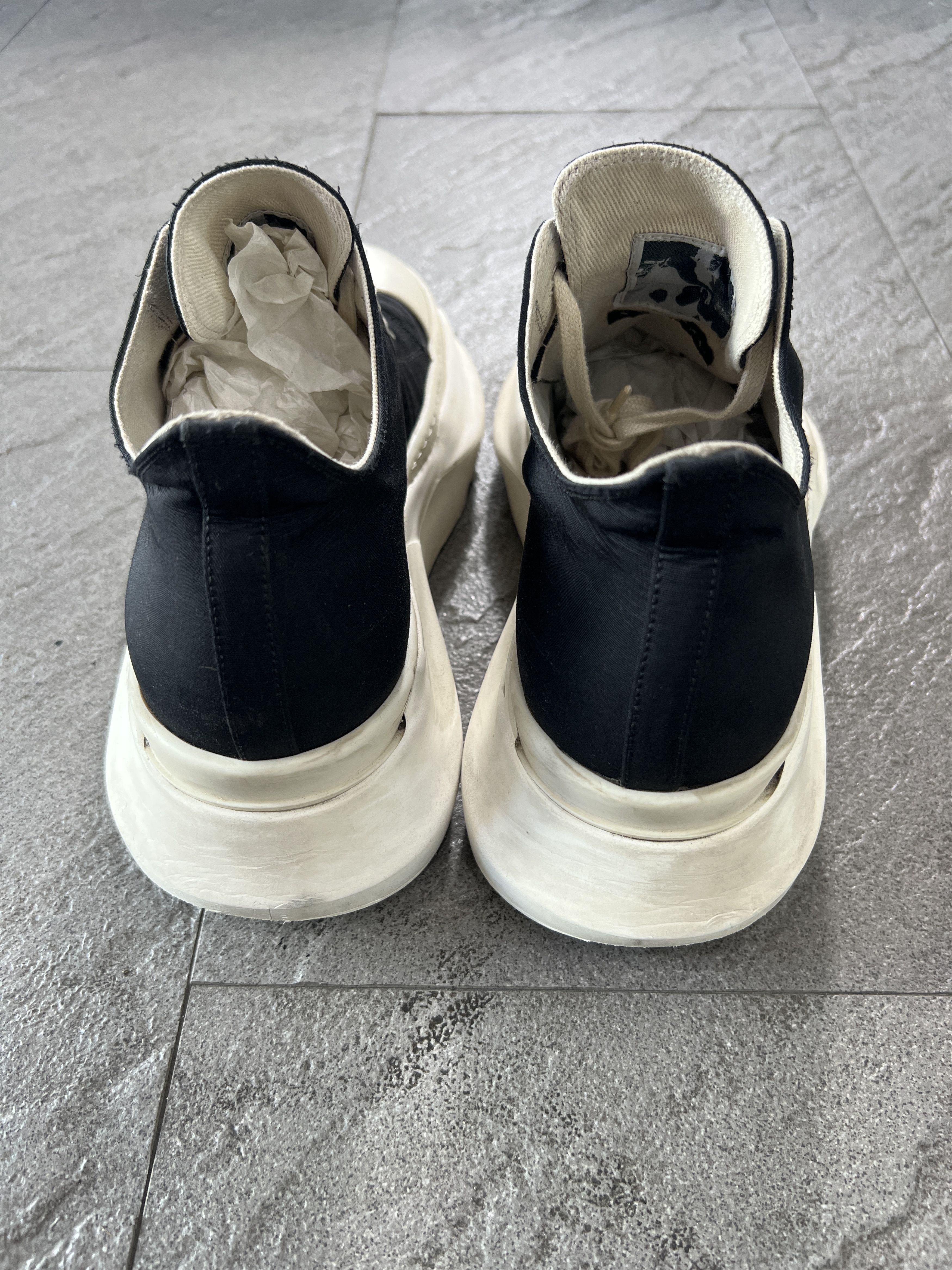 Rick Owens Drkshdw Rick Owens DRKSHDW Abstract Low Sneakers Black EU41 Size US 8 / EU 41 - 4 Thumbnail