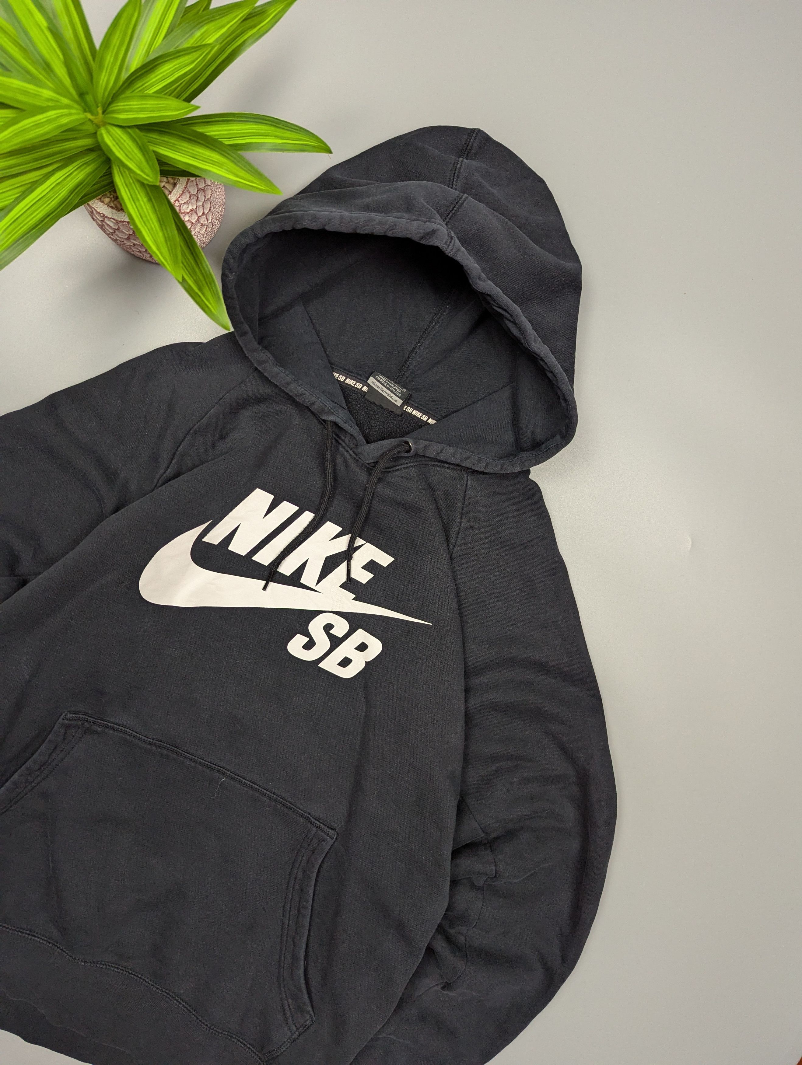 Nike NIKE SB Vintage 2006s Men's Black Loose Fit Sports Hoodie Size US L / EU 52-54 / 3 - 2 Thumbnail