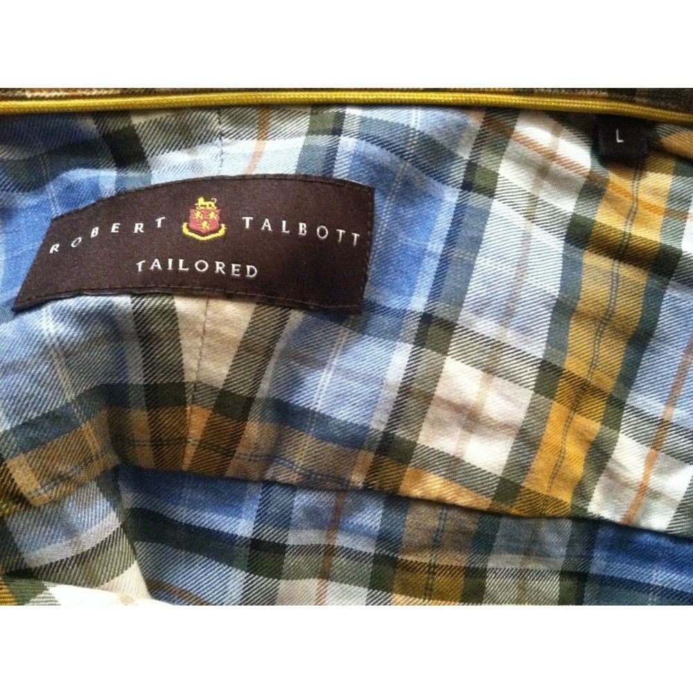 Robert Talbott ROBERT TALBOTT MEN'S 100%COTTON CASUAL SHIRT SIZE: L Size US L / EU 52-54 / 3 - 4 Thumbnail
