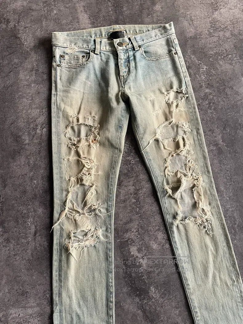 Saint Laurent Paris Saint Laurent Paris Decadent Big Destruction Size US 26 / EU 42 - 3 Thumbnail