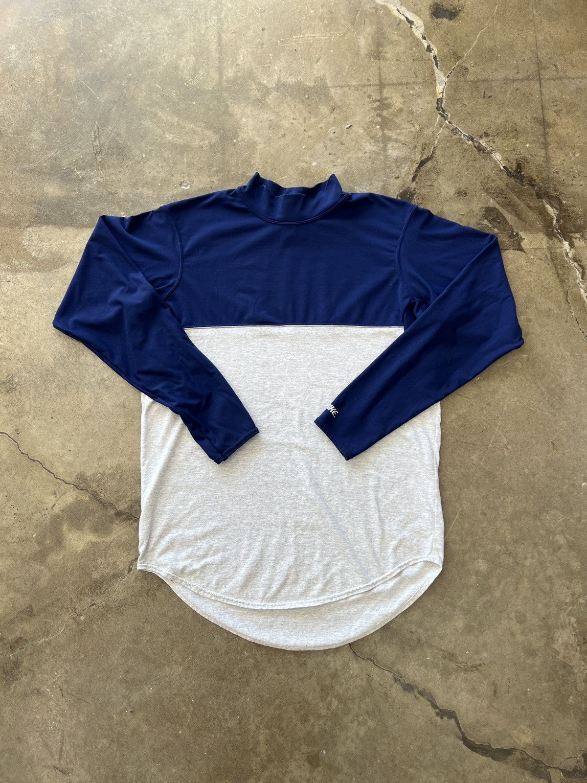 Vintage Vintage Bike Navy Athletic Fit Grey Cotton Long Sleeve XL Size US XL / EU 56 / 4 - 2 Thumbnail