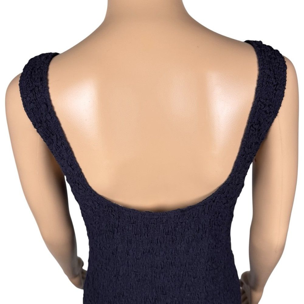 Vince NWT New $295 Vince Popcorn Textured Tank Dress in Coastal S Size M / US 6-8 / IT 42-44 - 9 Thumbnail