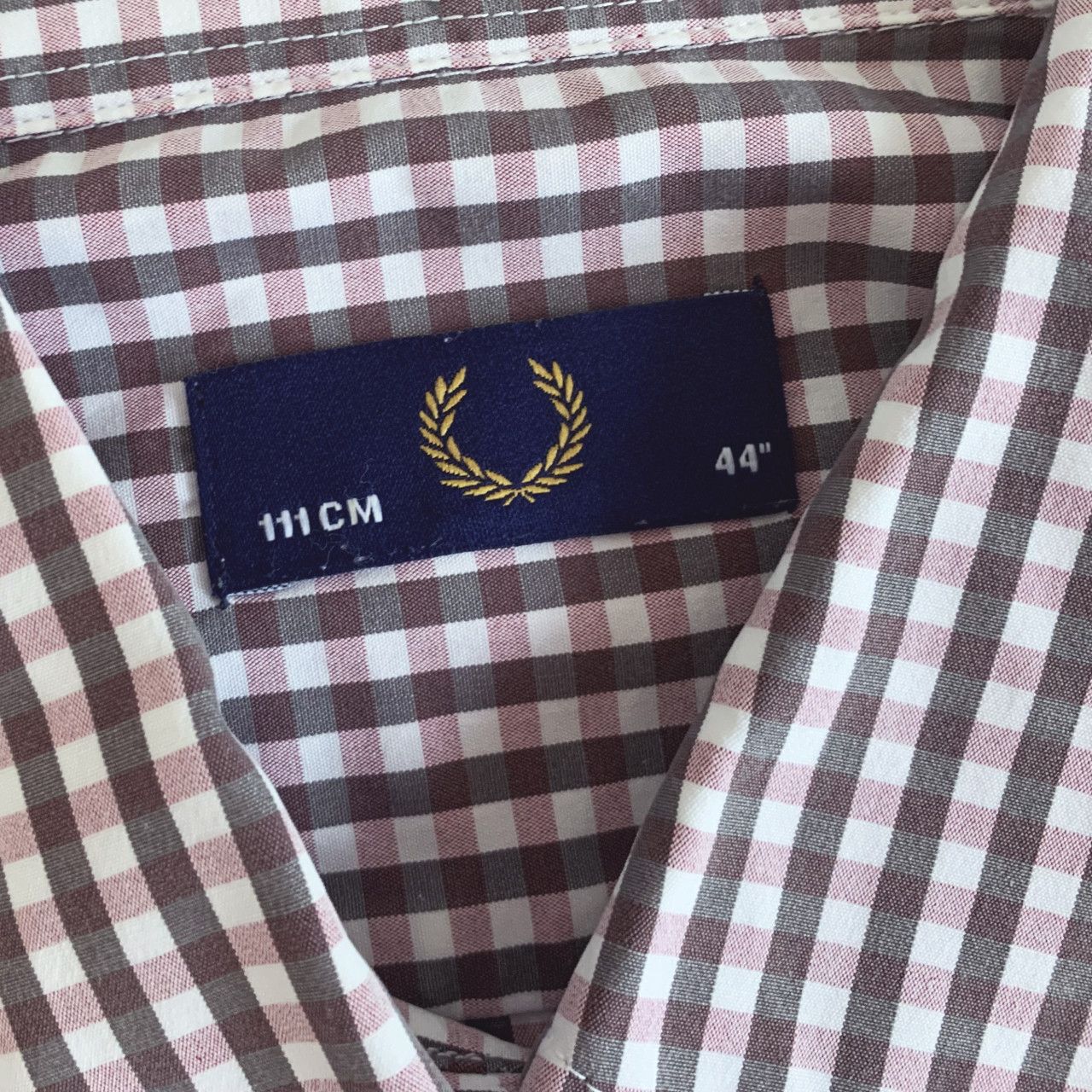 Fred Perry FRED PERRY Button Up Shirt Short Sleeve Casual Tee Check Size US L / EU 52-54 / 3 - 5 Thumbnail