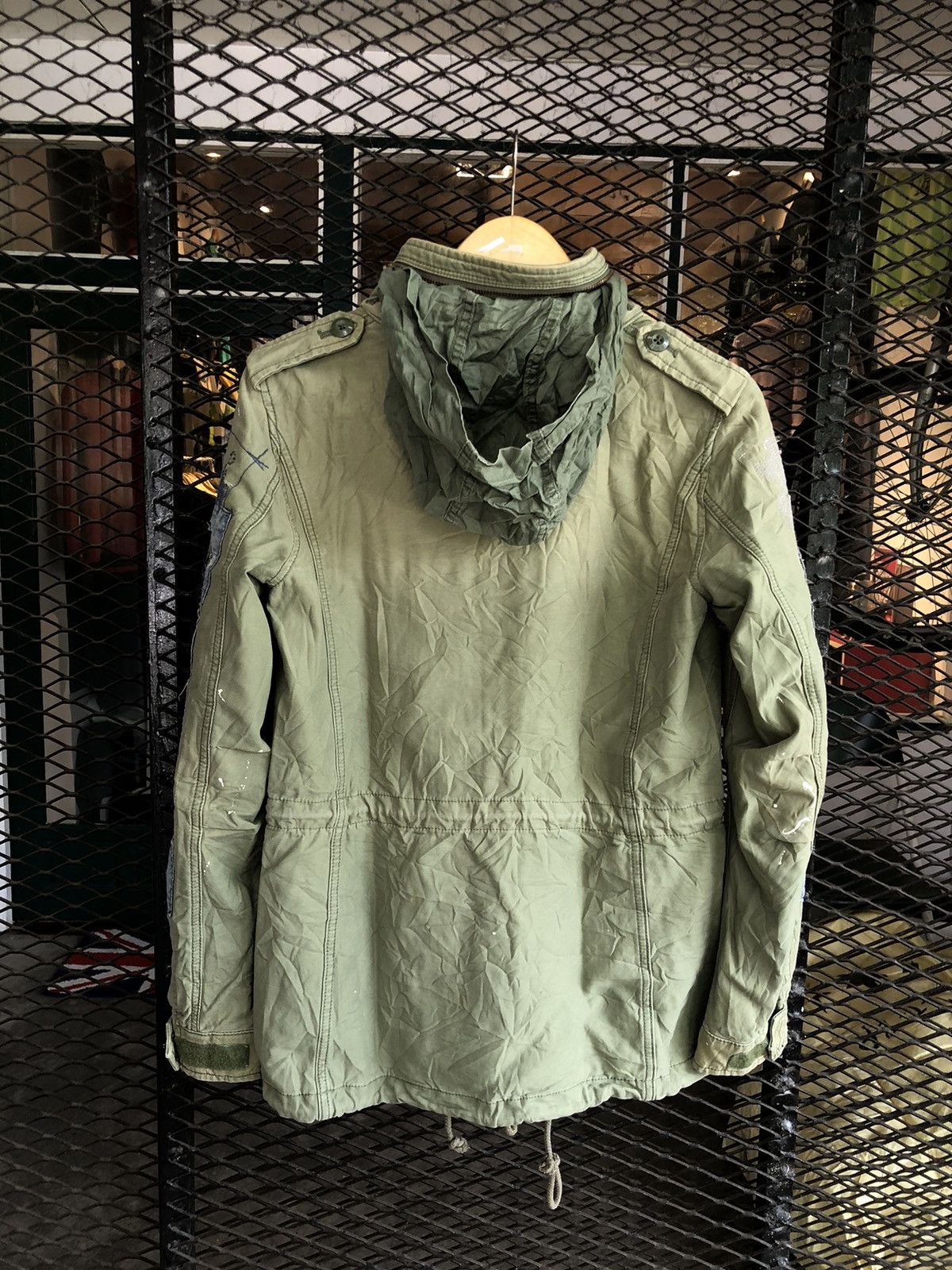 Polo Ralph Lauren DENIM & SUPPLY RALPH LAUREN PATCHWORK SASHIKO FIELD JACKET Size US XXS / EU 40 - 5 Thumbnail