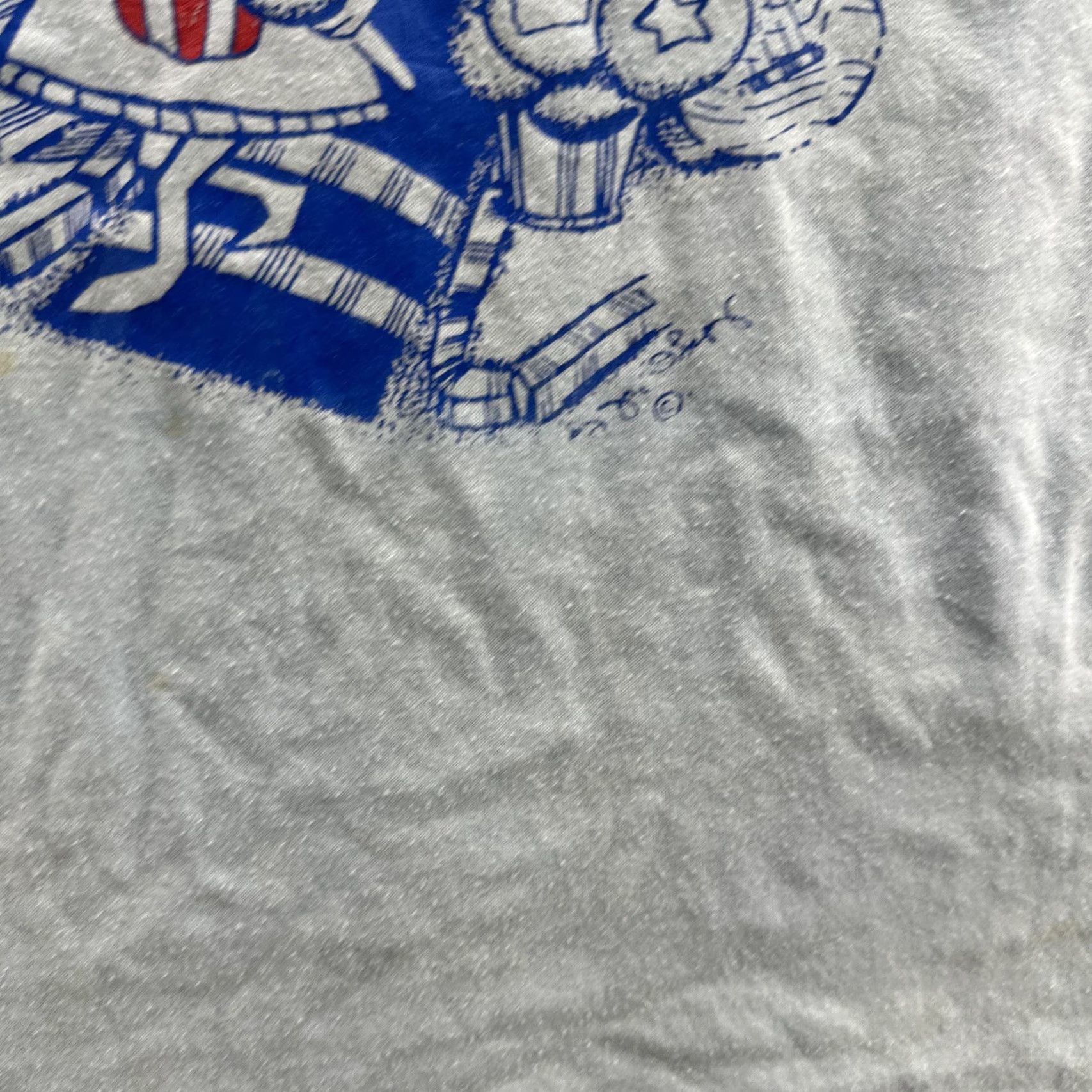 Vintage Vintage Puerto Rico Volunteer Graphic Shirt Mens Large Gray El Barrio 116 St 70s Size US L / EU 52-54 / 3 - 7 Thumbnail