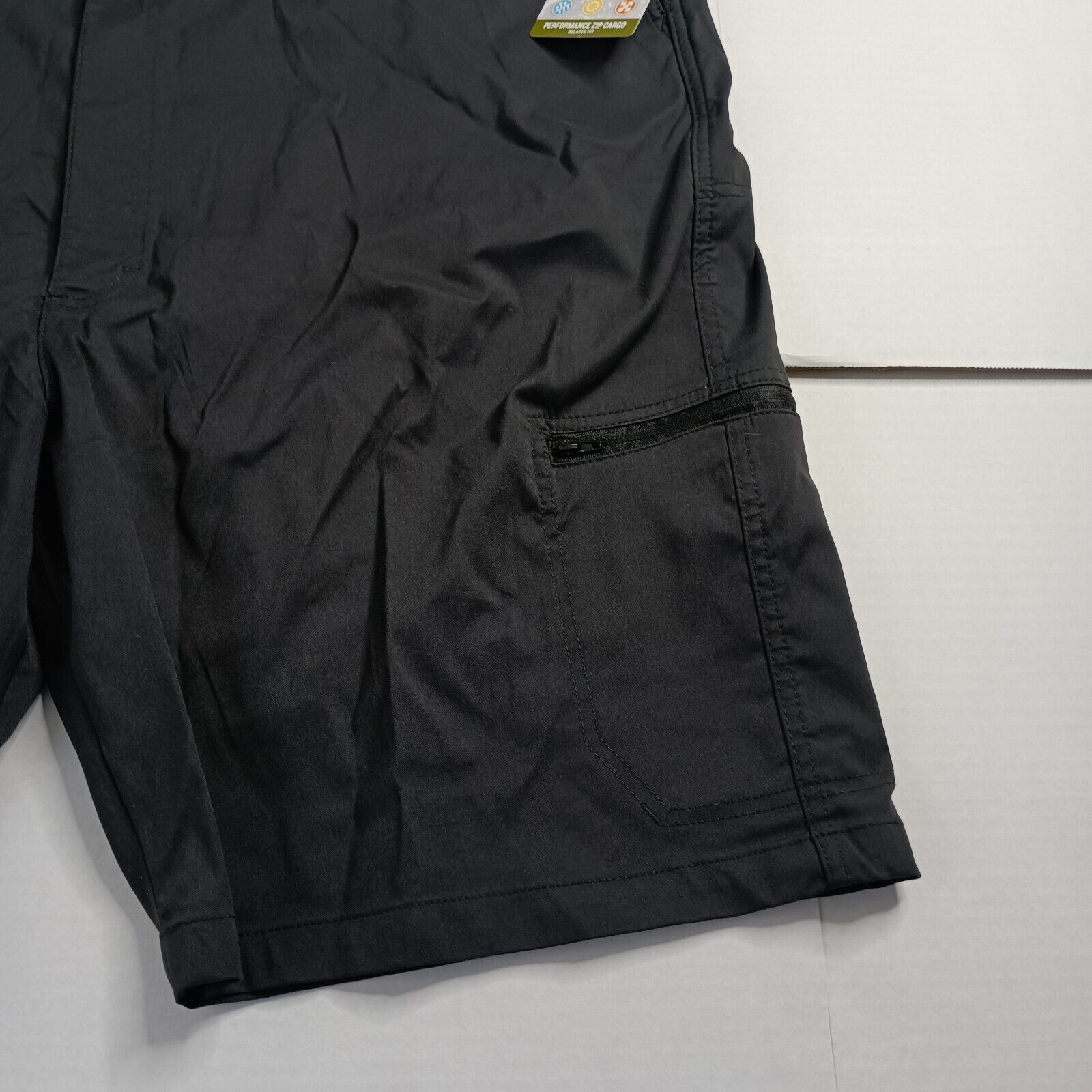 Wrangler Wrangler Cargo Shorts Relaxed Fit Men's 48 Black 10” inseam Size US 44 / EU 60 - 3 Thumbnail