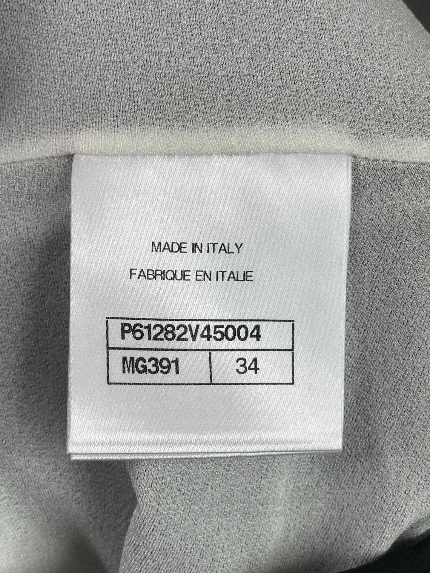 Chanel Chanel Black White Colorblock One-shoulder Jumpsuit. Size XXS / US 00 / IT 34 - 7 Thumbnail