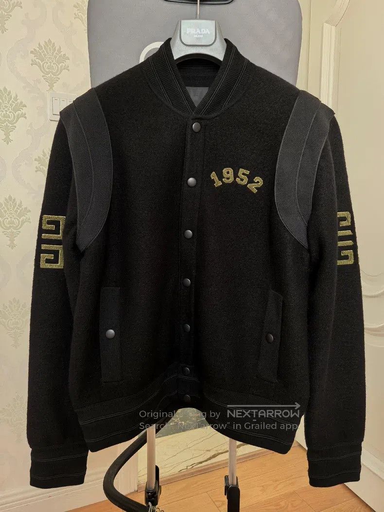 Givenchy Givenchy Baseball Jacket (Size M, Full Wool, Chest 120) Size US M / EU 48-50 / 2 - 2 Thumbnail