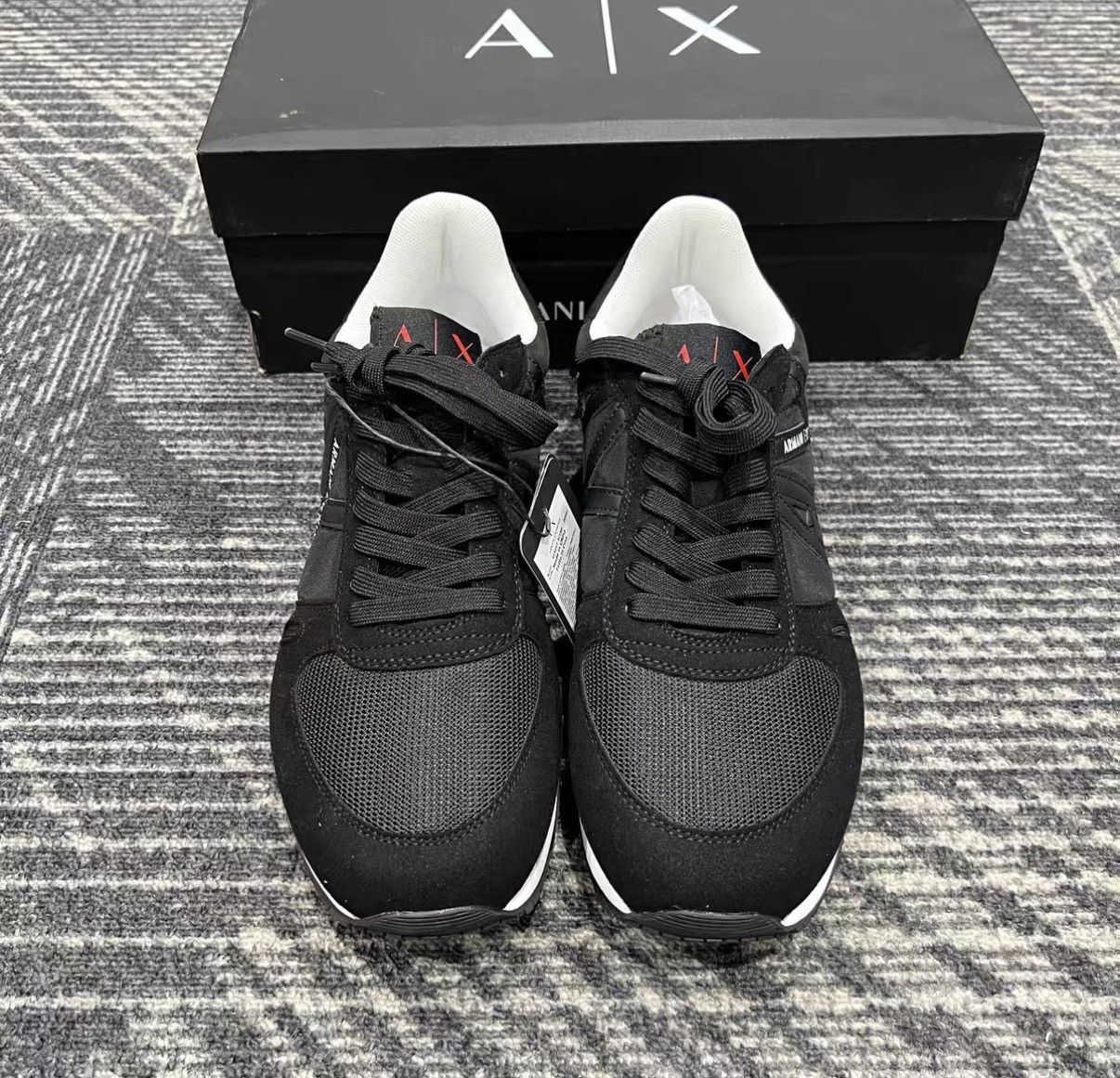 Armani Armani Exchange Rio Mesh Low-top Men's Casual Sneakers J42 Size US 8 / EU 41 - 2 Thumbnail