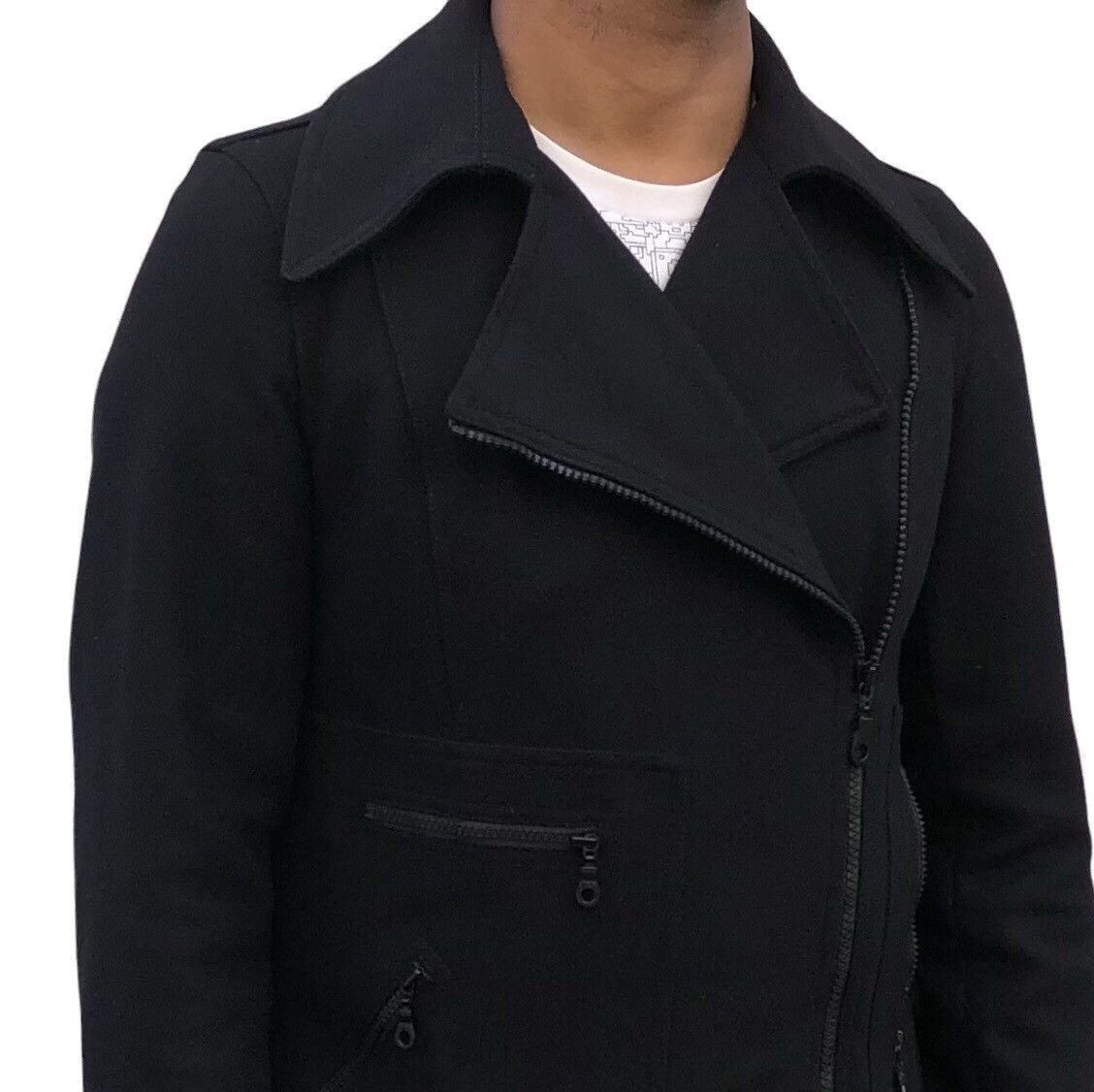 Benetton Grails‼️United Colors Benetton Zipper Blazer suit slim black Size US M / EU 48-50 / 2 - 7 Thumbnail
