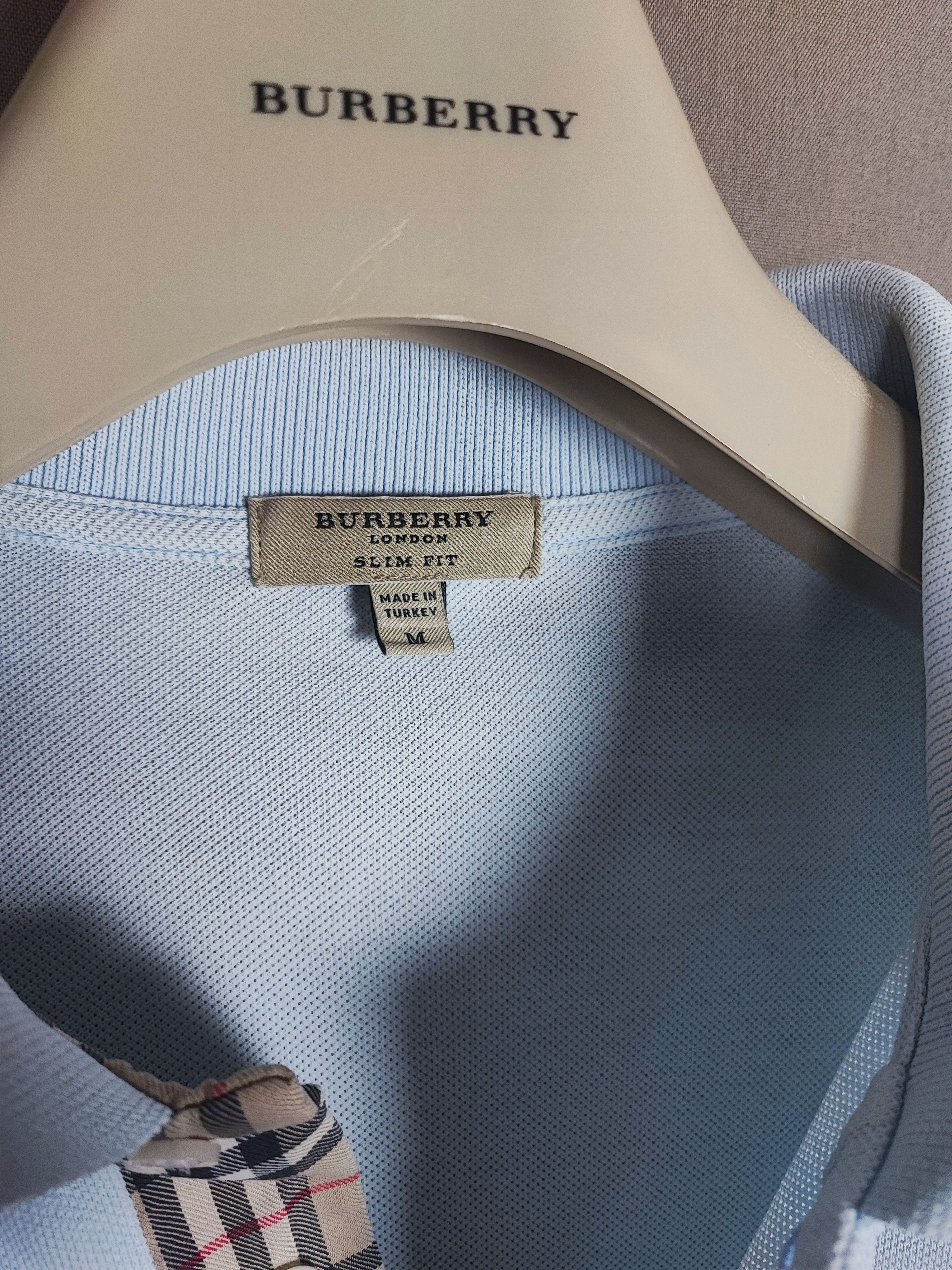 Burberry 🔥 Burberry Polo size M blue🔥 Size US M / EU 48-50 / 2 - 3 Thumbnail