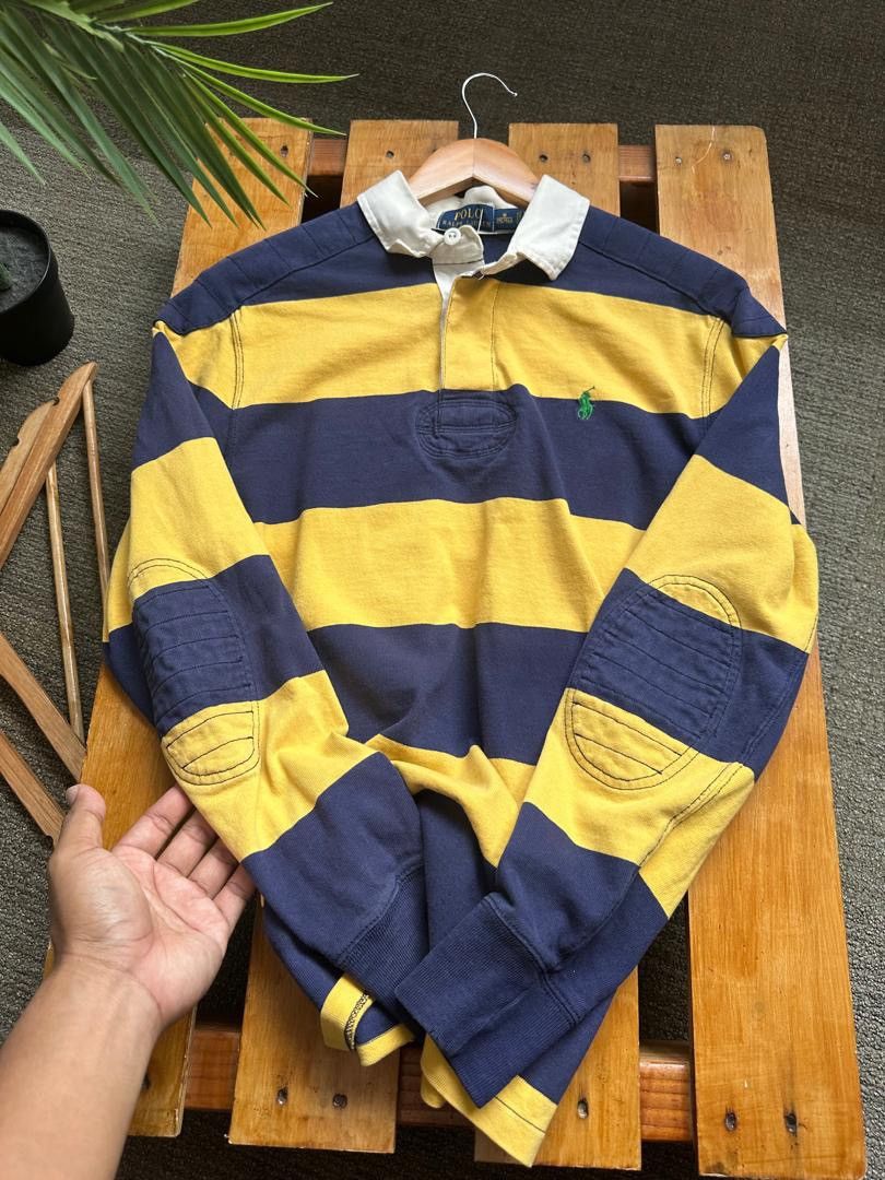 Polo Ralph Lauren × Rugby Ralph Lauren POLO RALPH LAUREN STRIPE RUGBY SHIRT Size US M / EU 48-50 / 2 - 2 Thumbnail