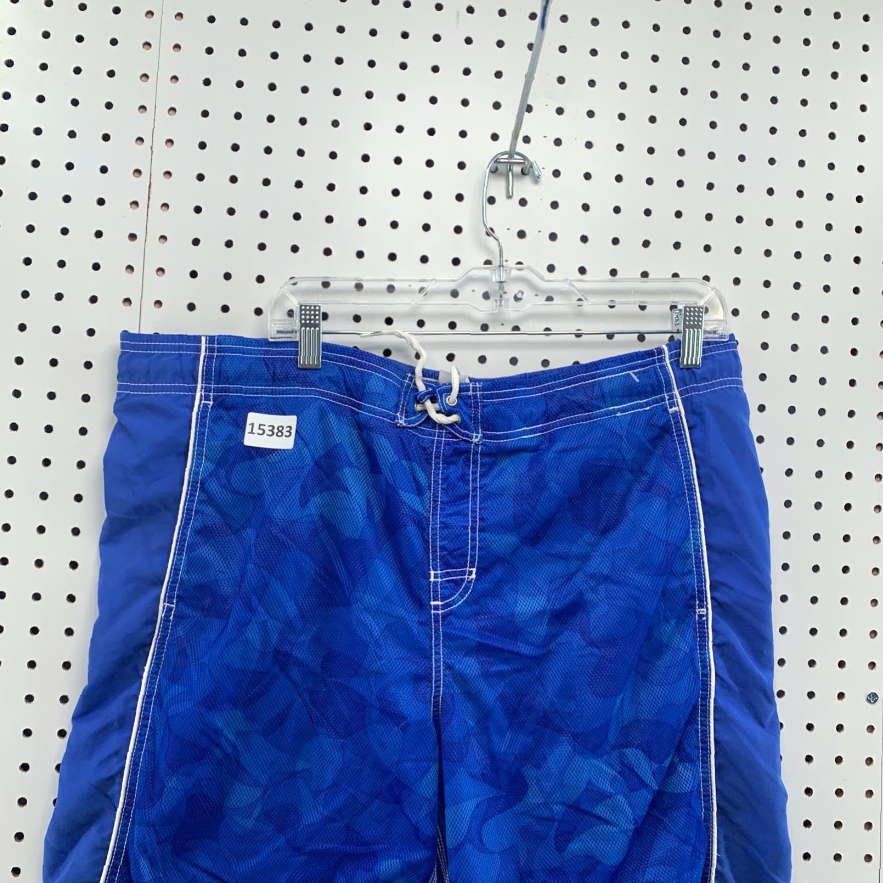 Nike VINTAGE Nike Swim Trunks Board Shorts Blue Embroidered Swoosh 38X9 Men Size US 38 / EU 54 - 7 Thumbnail