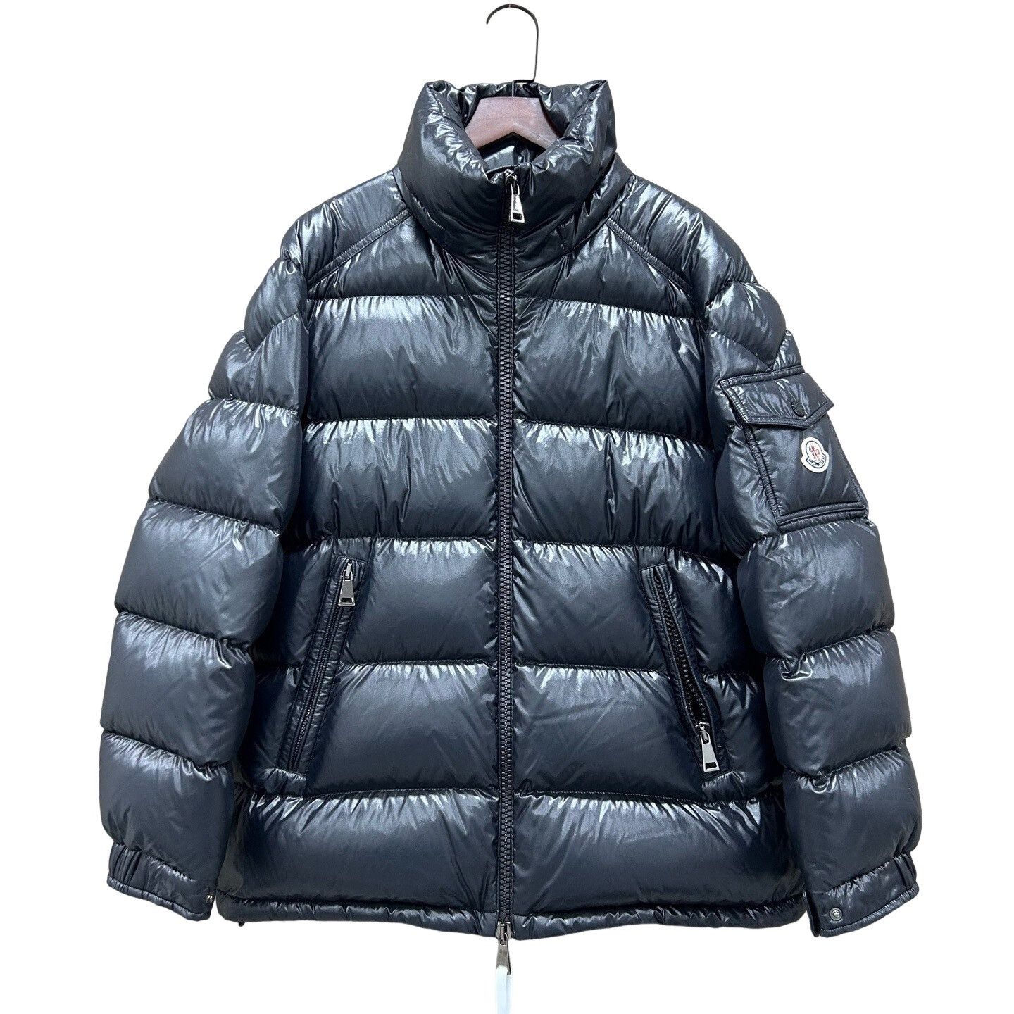 Moncler Moncler Maire Shiny Down Jacket Size 3 Size US L / EU 52-54 / 3 - 1 Thumbnail