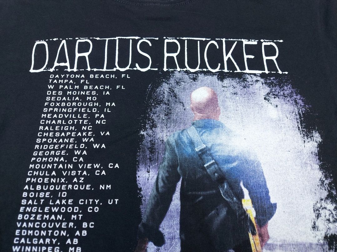 Band Tees DARIUS RUCKER Tour 2010 Double-Sided Official Merch TEE Size US S / EU 44-46 / 1 - 9 Thumbnail