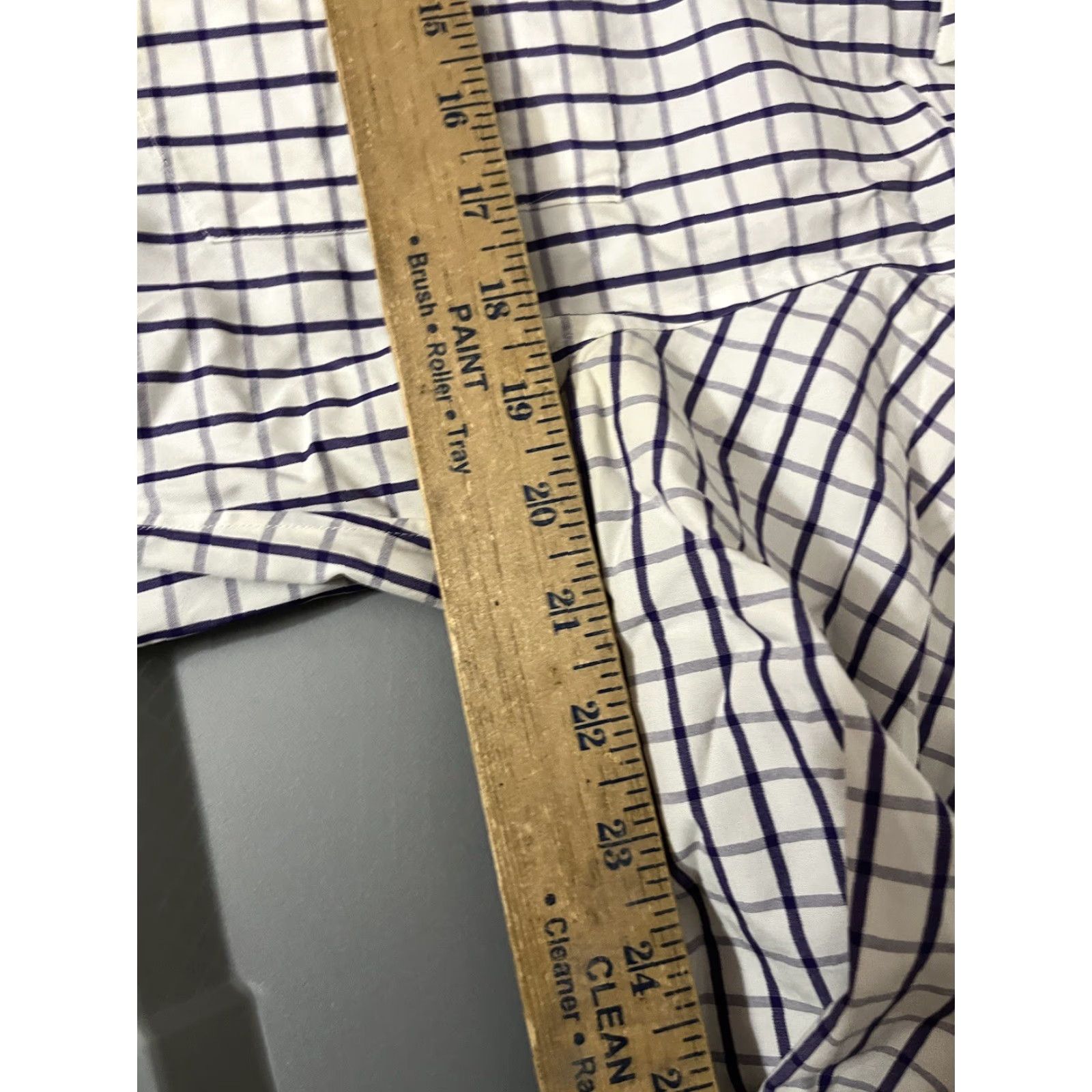 J.Crew J. Crew Thompson Shirting 80s 2 Ply Long Sleeve Button Purple Plaid Med 15-15.5 Shirt Mens Regular White/purple 80s Classic Button-Up Vintage No Size US M / EU 48-50 / 2 - 5 Thumbnail