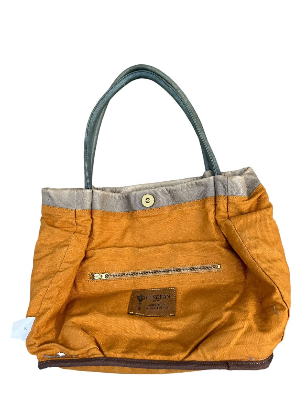 Leather Cledran Japan Faded Patina Leather Mini tote Bag Size ONE SIZE - 21 Thumbnail